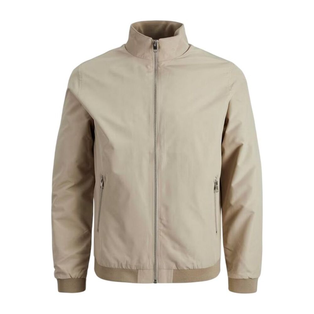 Jack And Jones Mens Rush Regular Harrington Jacket / Crockery